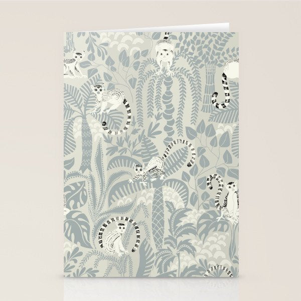Jungle adventure soft neutral Stationery Card Gallery Image 1