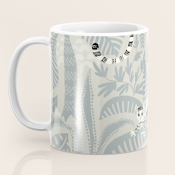 Jungle adventure soft neutral Coffee Mug Gallery Image 3