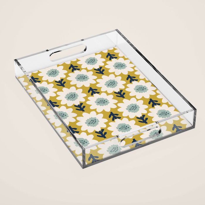 Sunflower Field - fresh Acrylic Tray Gallery Image 1