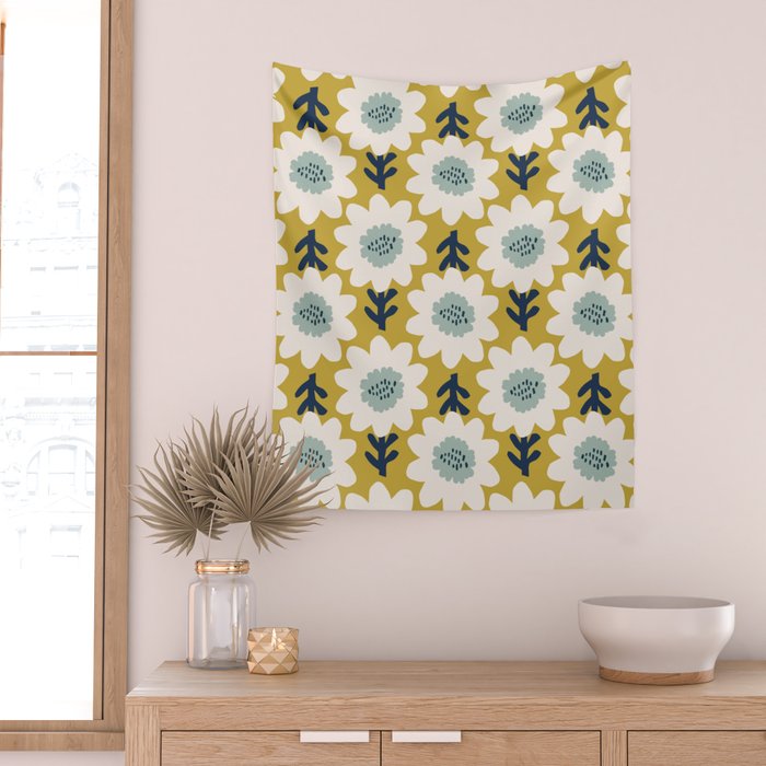 Sunflower Field - fresh Wall Tapestry Gallery Image 2