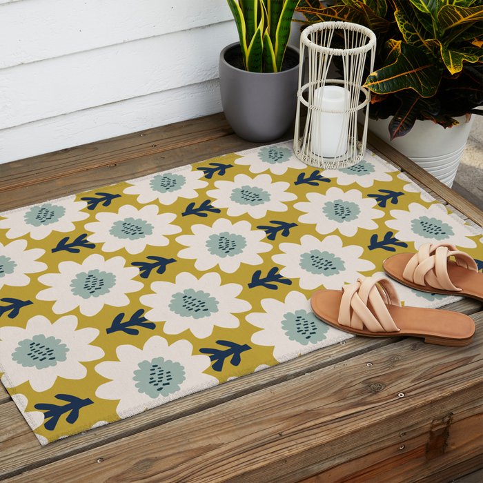 Sunflower Field - fresh Outdoor Rug Gallery Image 2