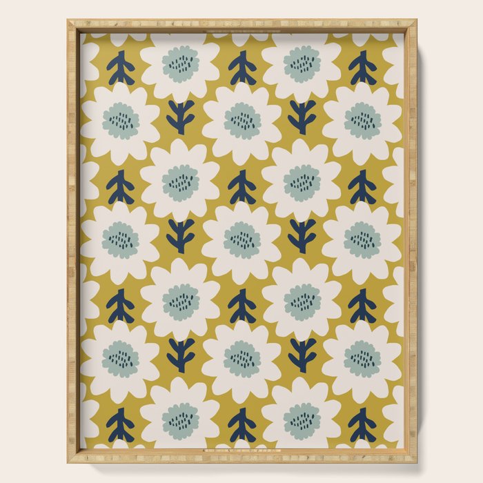 Sunflower Field - fresh Serving Tray Gallery Image 1