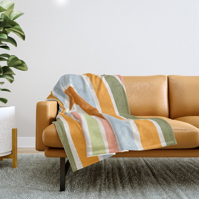 Late Summer Rainbow Throw Blanket Gallery Image 1