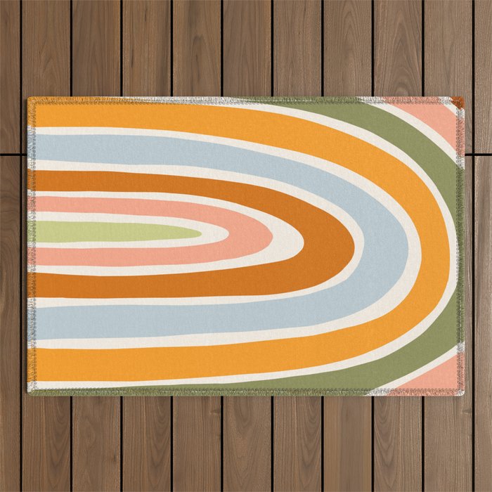 Late Summer Rainbow Outdoor Rug Gallery Image 1