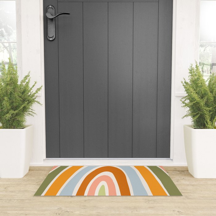 Late Summer Rainbow Welcome Mat Gallery Image 3