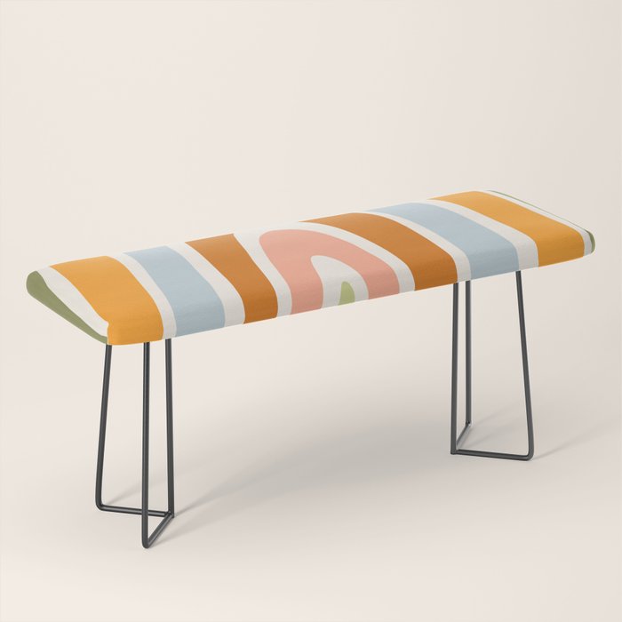 Late Summer Rainbow Bench Gallery Image 1