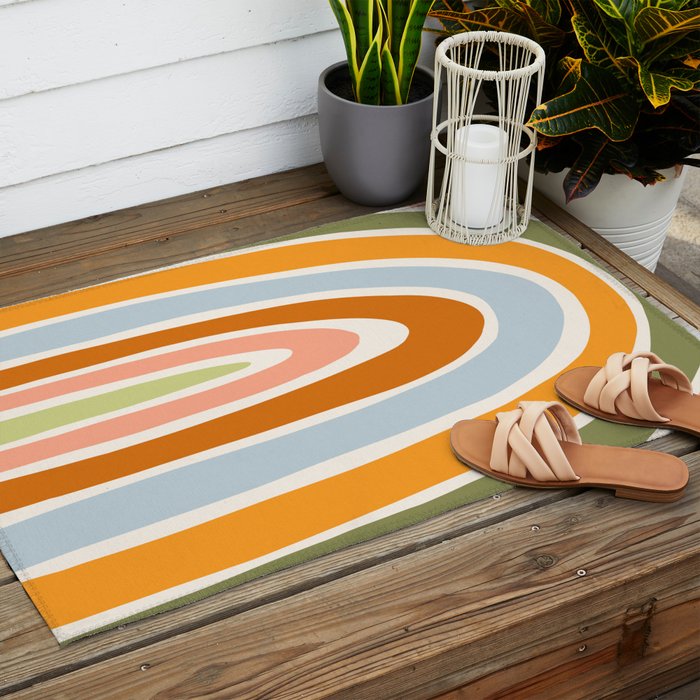 Late Summer Rainbow Outdoor Rug Gallery Image 2