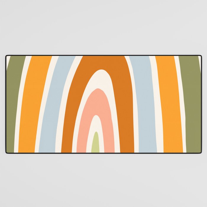 Late Summer Rainbow Desk Mat Gallery Image 3