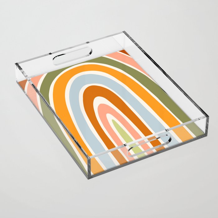 Late Summer Rainbow Acrylic Tray Gallery Image 1