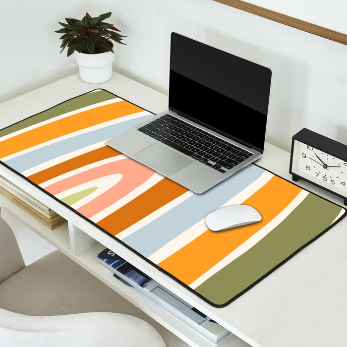 Late Summer Rainbow Desk Mat Gallery Image 2