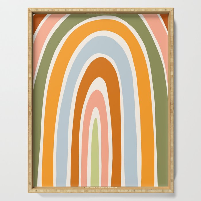 Late Summer Rainbow Serving Tray Gallery Image 1