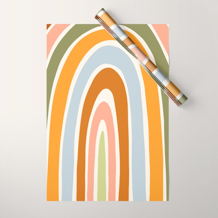 Late Summer Rainbow Wrapping Paper Gallery Image 1