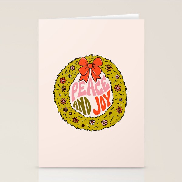 Peace and Joy Stationery Card Gallery Image 2
