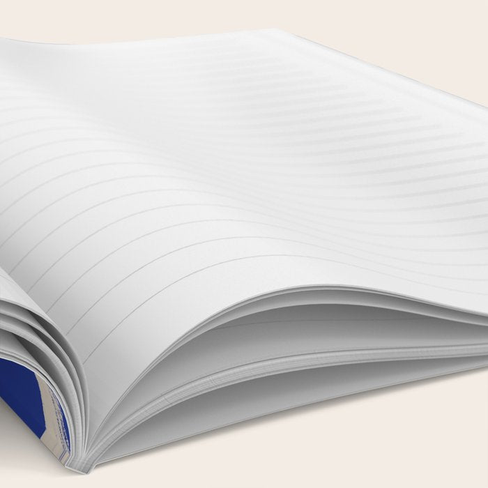 Abstract Face 23 Cobalt Blue Notebook Gallery Image 2