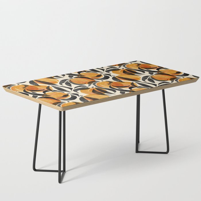 Peaches - marigold & black Coffee Table Gallery Image 1