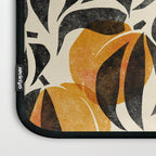 Peaches - marigold & black Laptop Sleeve Gallery Image 3