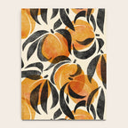 Peaches - marigold & black Notebook Gallery Image 4