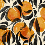 Peaches - marigold & black Coffee Mug Gallery Image 2