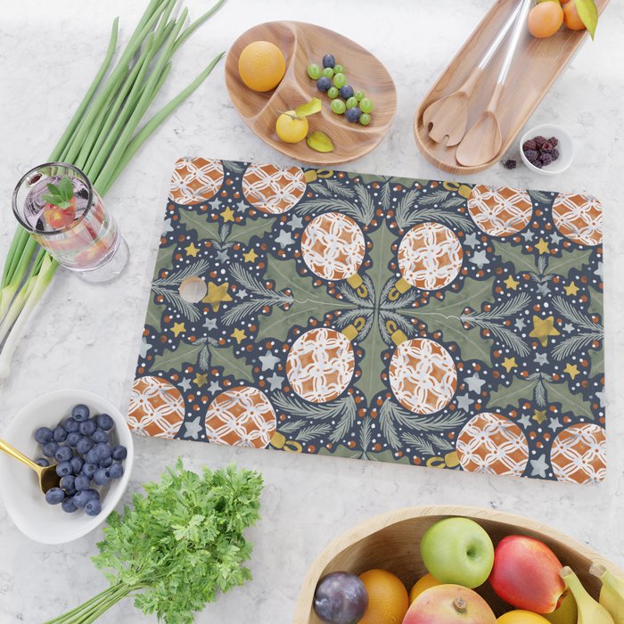 Yuletide Ornament Bliss Cutting Board Gallery Image 2