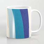 Rainbow rings - retro Coffee Mug Gallery Image 1