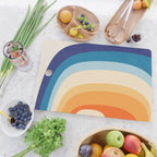 Rainbow rings - retro Cutting Board Gallery Image 2