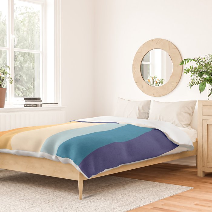 Rainbow rings - retro Duvet Cover Gallery Image 2