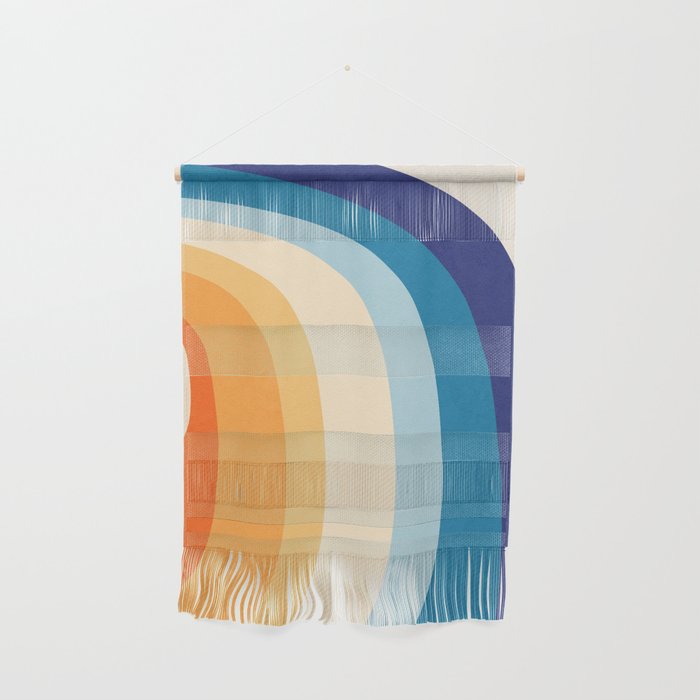 Rainbow rings - retro Wall Hanging Gallery Image 1