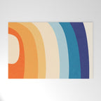 Rainbow rings - retro Welcome Mat Gallery Image 1