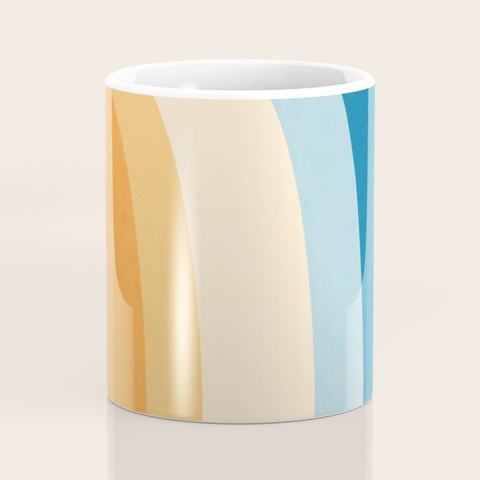 Rainbow rings - retro Coffee Mug Gallery Image 4