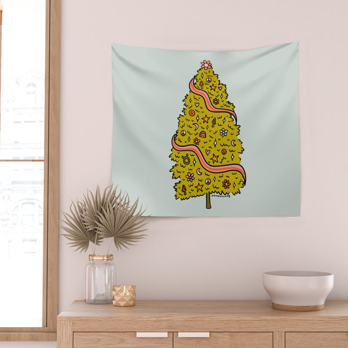 Taurus Tree Wall Tapestry Gallery Image 2
