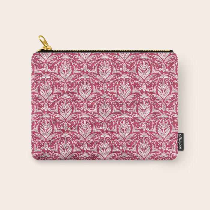 Tropical Paradise . Viva Magenta Carry All Pouch Gallery Image 1