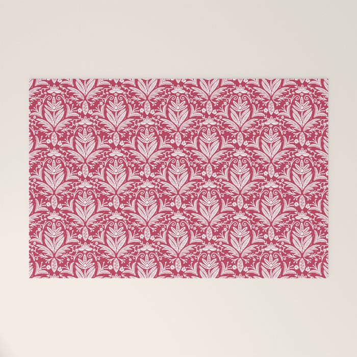 Tropical Paradise . Viva Magenta Welcome Mat Gallery Image 1