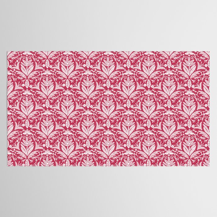 Tropical Paradise . Viva Magenta Tablecloth Gallery Image 2