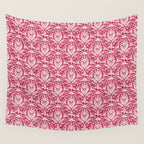 Tropical Paradise . Viva Magenta Wall Tapestry Gallery Image 4