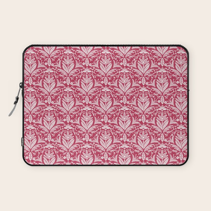 Tropical Paradise . Viva Magenta Laptop Sleeve Gallery Image 1