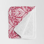 Tropical Paradise . Viva Magenta Throw Blanket Gallery Image 3