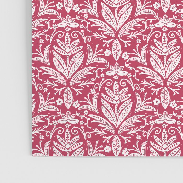 Tropical Paradise . Viva Magenta Poster Gallery Image 3