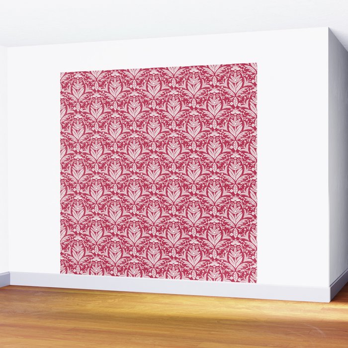 Tropical Paradise . Viva Magenta Wall Mural Gallery Image 2