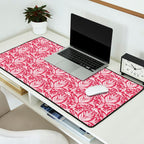 Tropical Paradise . Viva Magenta Desk Mat Gallery Image 2