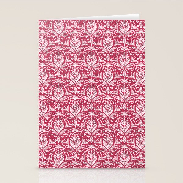 Tropical Paradise . Viva Magenta Stationery Card Gallery Image 2