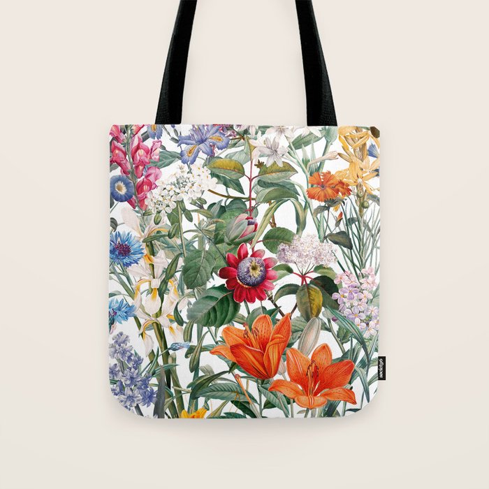 Vintage Garden IX Tote Bag Gallery Image 1