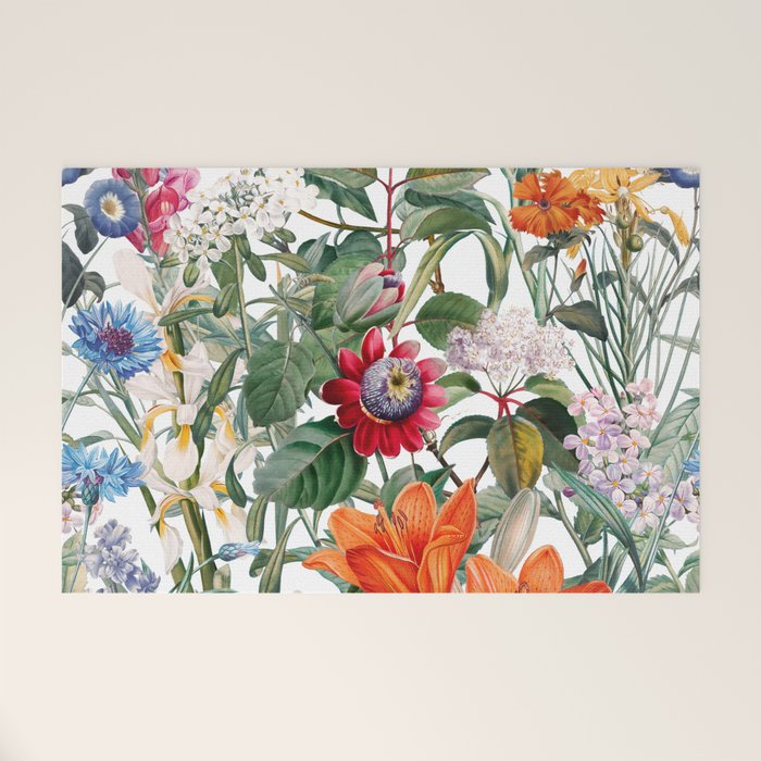 Vintage Garden IX Welcome Mat Gallery Image 1