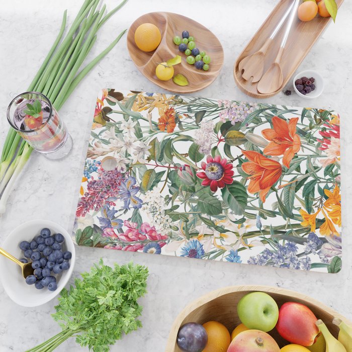 Vintage Garden IX Cutting Board Gallery Image 2