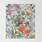 Vintage Garden IX Throw Blanket Gallery Image 2