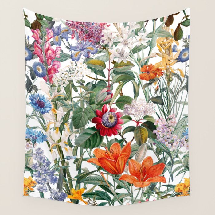 Vintage Garden IX Wall Tapestry Gallery Image 1