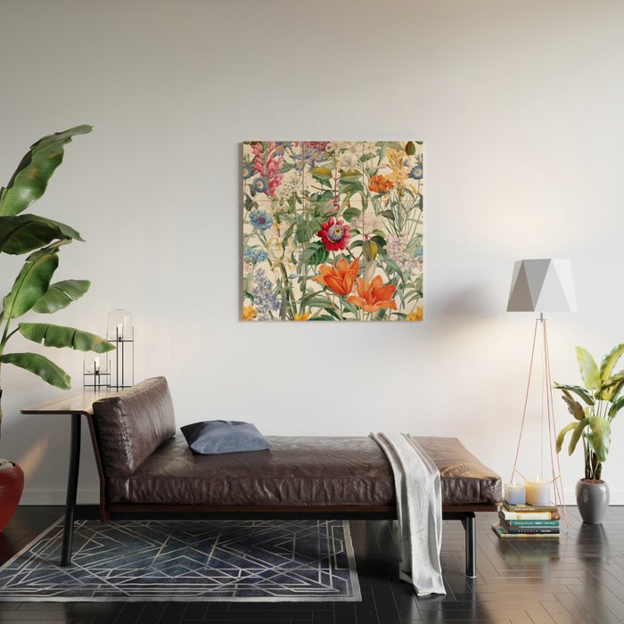 Vintage Garden IX Wood Wall Art Gallery Image 2