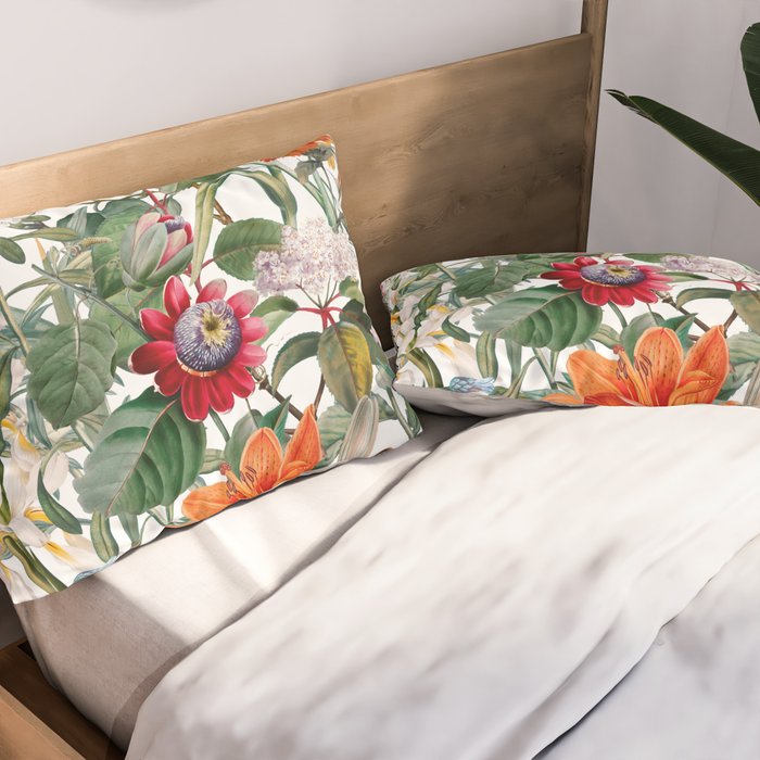 Vintage Garden IX Pillow Sham Gallery Image 2