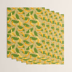 Banana Pattern on Tan Wrapping Paper Gallery Image 3