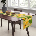 Banana Pattern on Tan Table Runner Gallery Image 2