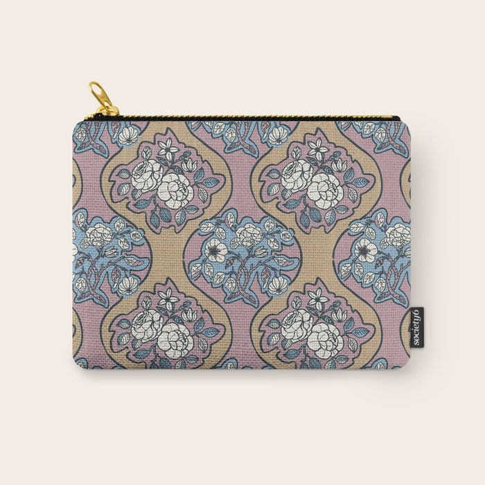 Antique Floral Beauty Carry All Pouch Gallery Image 1